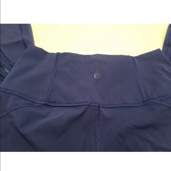 Lululemon High Times Pant Metta Blue Mesh Size 6 - Picture 8 of 12